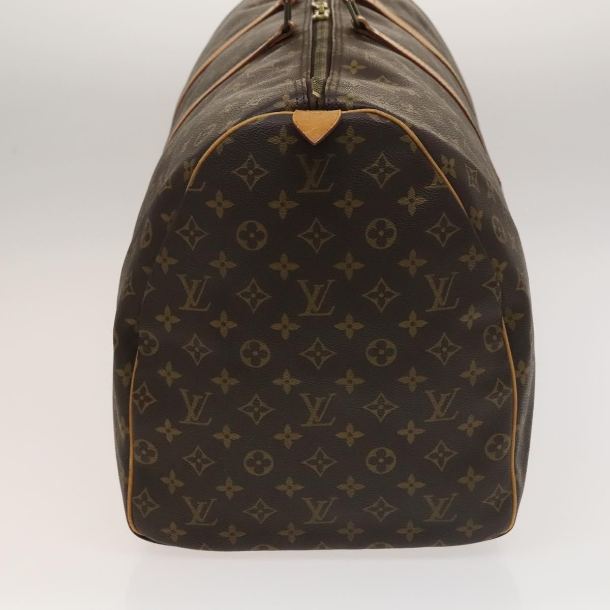 Louis Vuitton Keepall Bag Monogram Canvas, BROWN, CANVAS, Travel bag