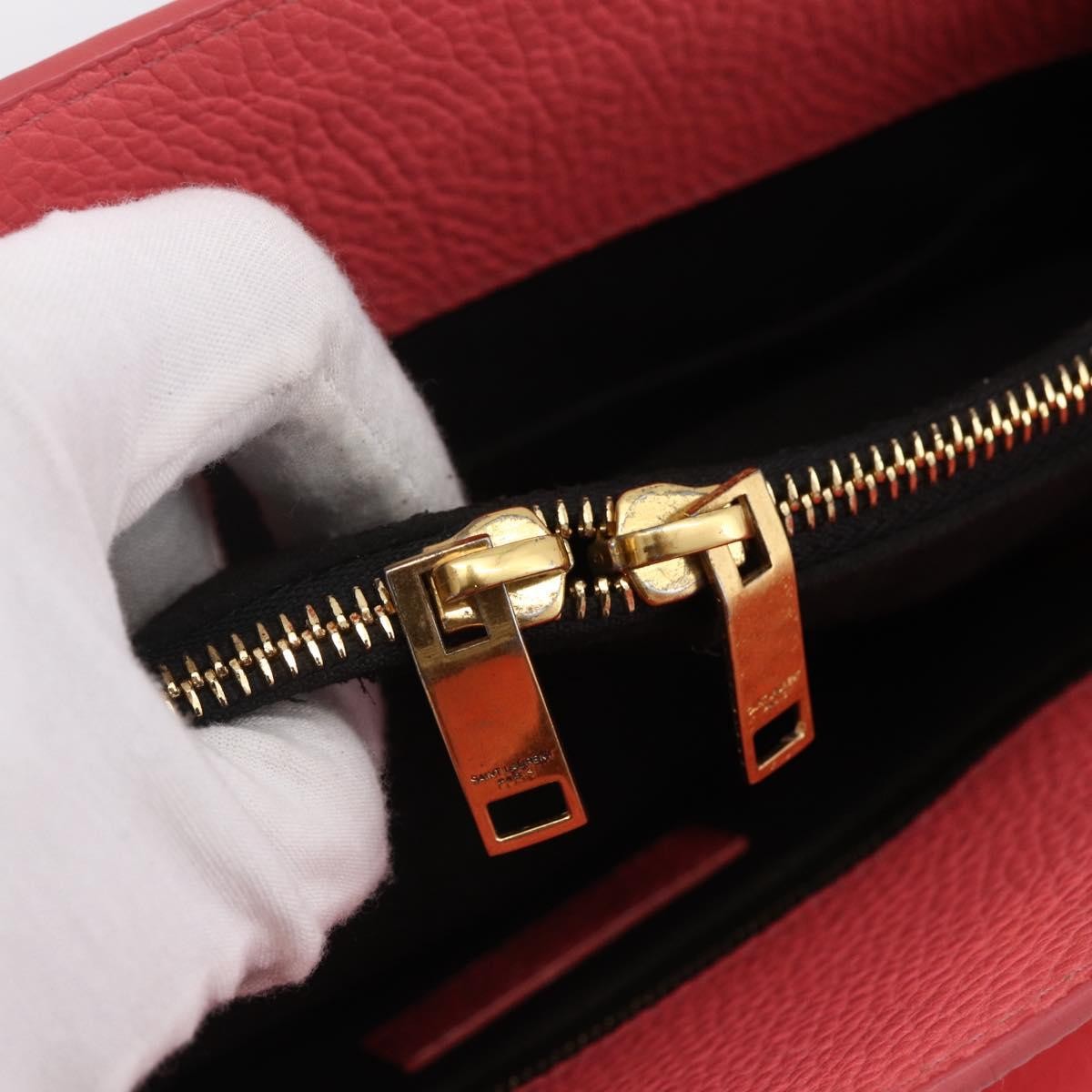 Saint Laurent Sac de Jour Bag Leather, PINK, LEATHER, Handbag
