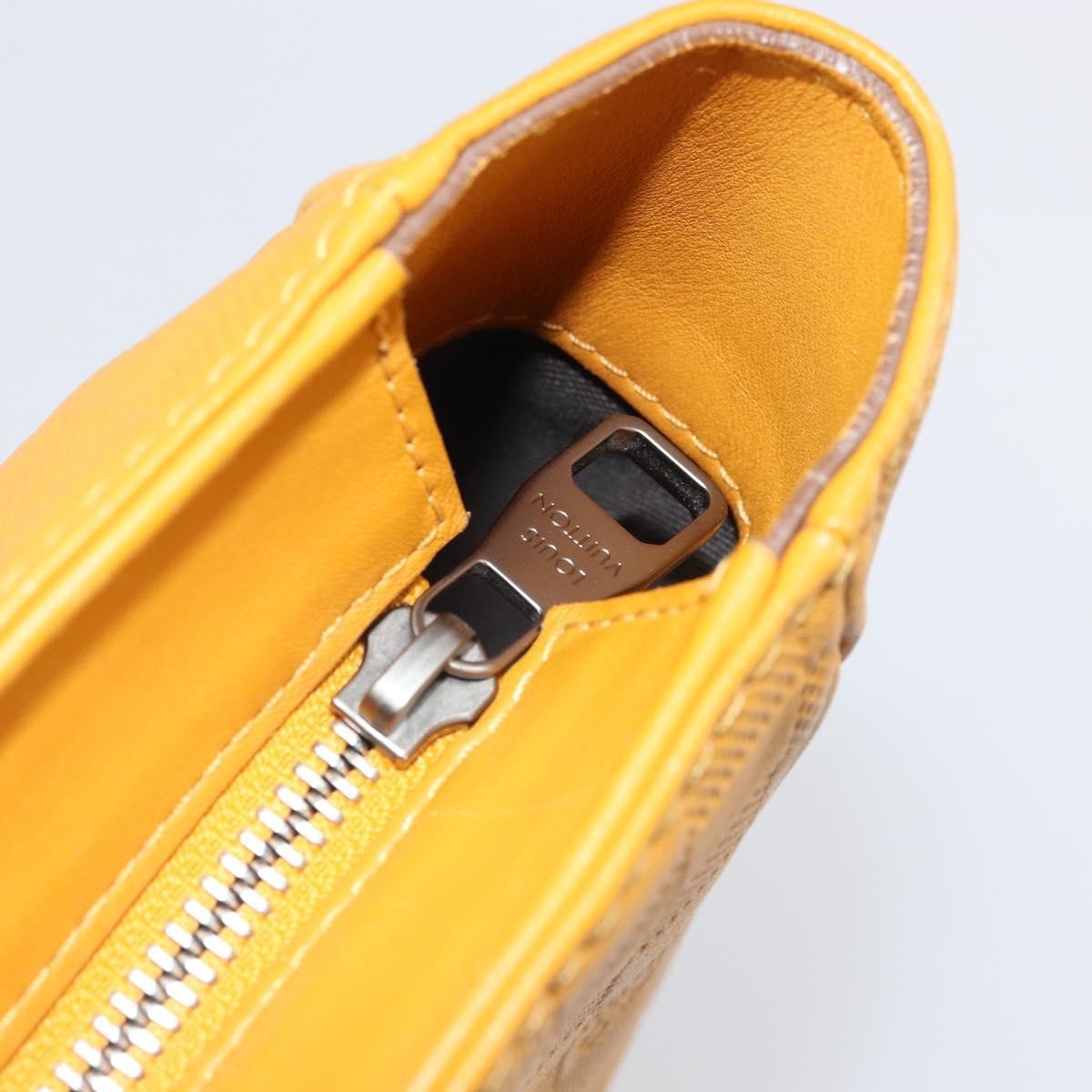 Louis Vuitton Tadao Handbag Damier Infini Leather, YELLOW, LEATHER, Handbag