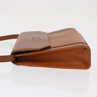 Burberry Vintage Shoulder Bag Leather, BROWN, LEATHER, Shoulder bag