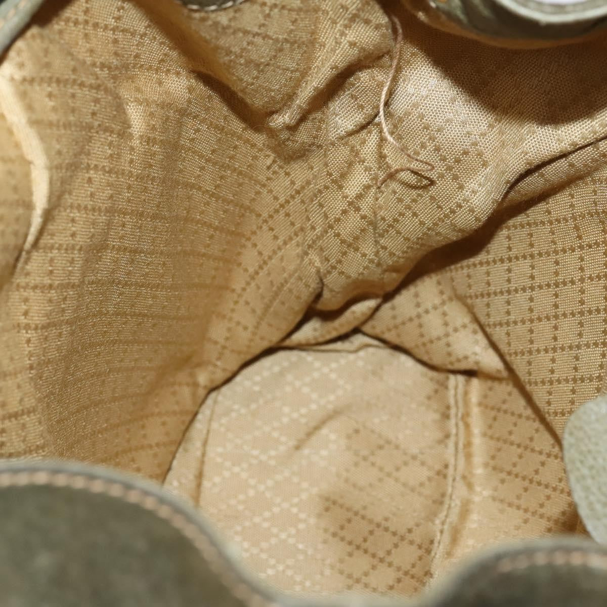 Gucci Vintage Bamboo Backpack Suede, KHAKI, SUEDE, Backpack