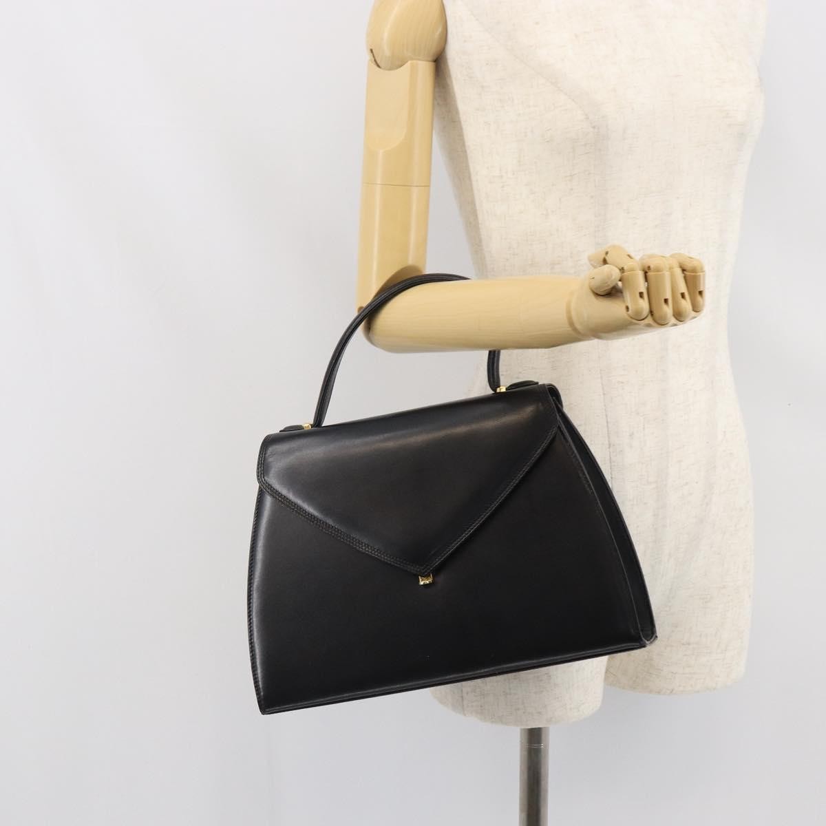 Givenchy Vintage Handbag Leather, BLACK, LEATHER, Handbag