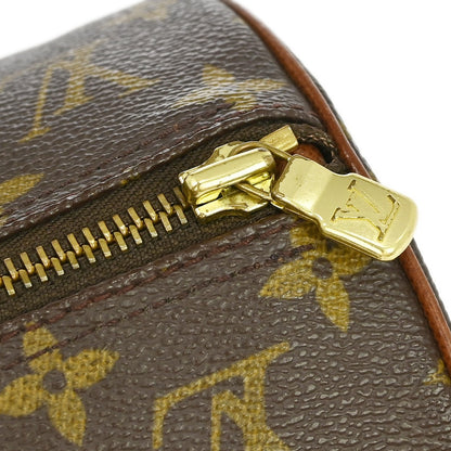 Louis Vuitton Papillon Handbag Monogram Canvas, Brown, Canvas, Handbag