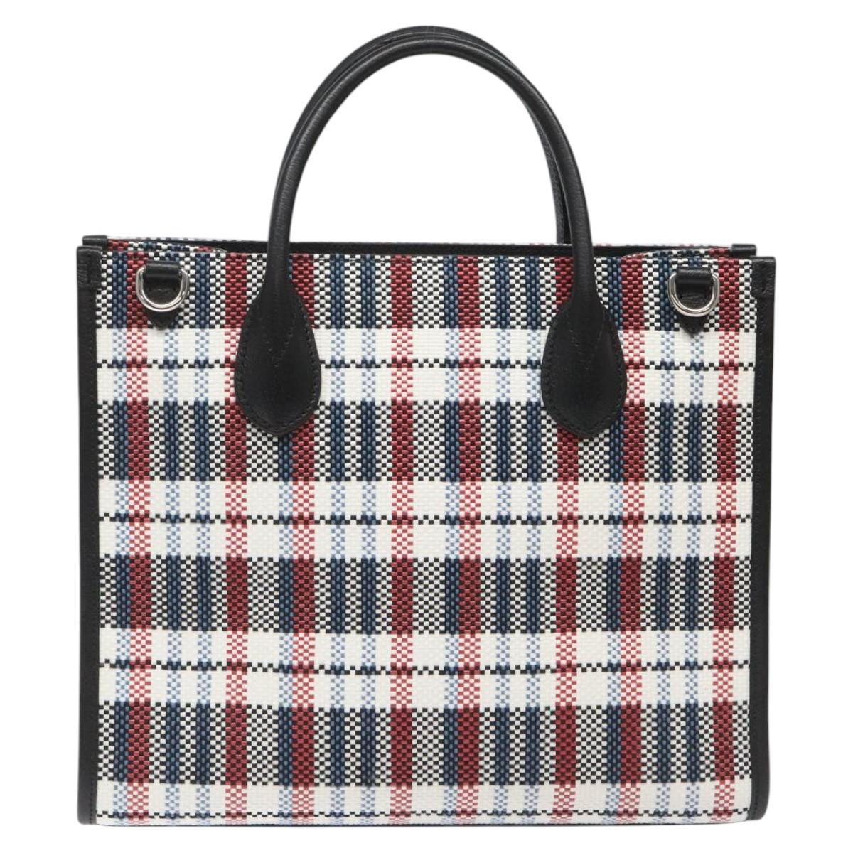 Gucci ICCUG Tote Embroidered Faux Raffia, MULTICOLOUR, CANVAS, Tote bag