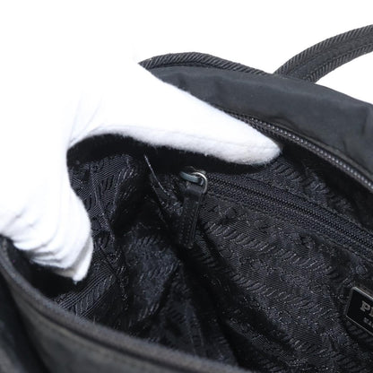 Prada Vintage Zip Tote Tessuto, BLACK, NYLON, Tote bag