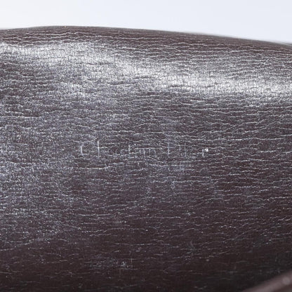 Christian Dior Vintage Trotter Flap Shoulder Bag Canvas, BROWN, CANVAS, Shoulder bag