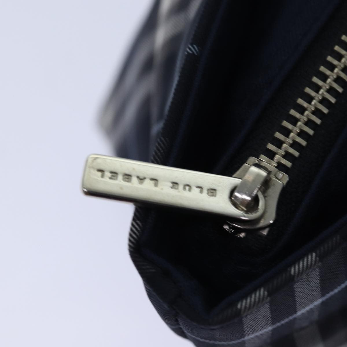 Burberry Nova Check Tote Nylon, NAVY, NYLON, Tote bag