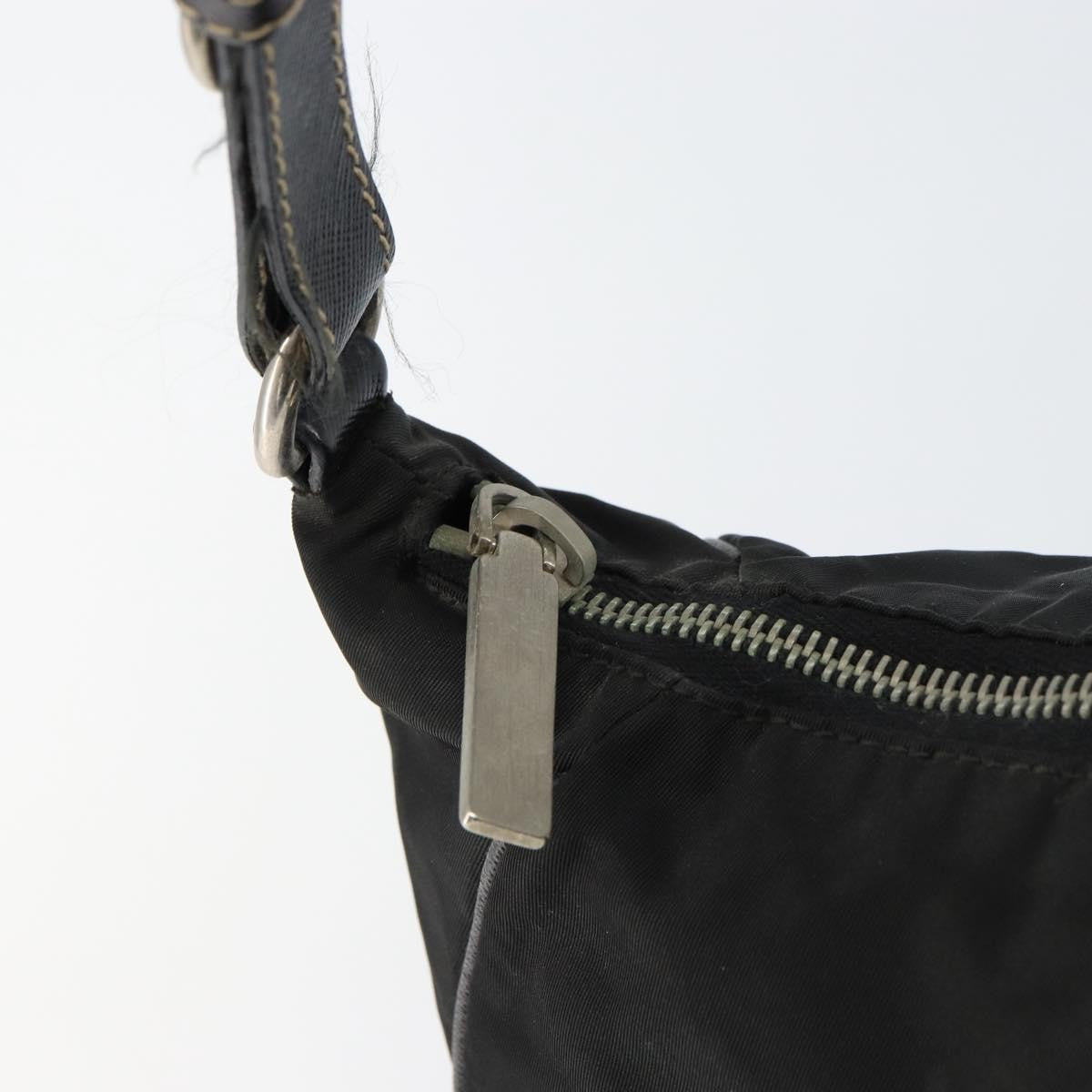 Prada Vintage Shoulder Bag Tessuto, BLACK, NYLON, Shoulder bag