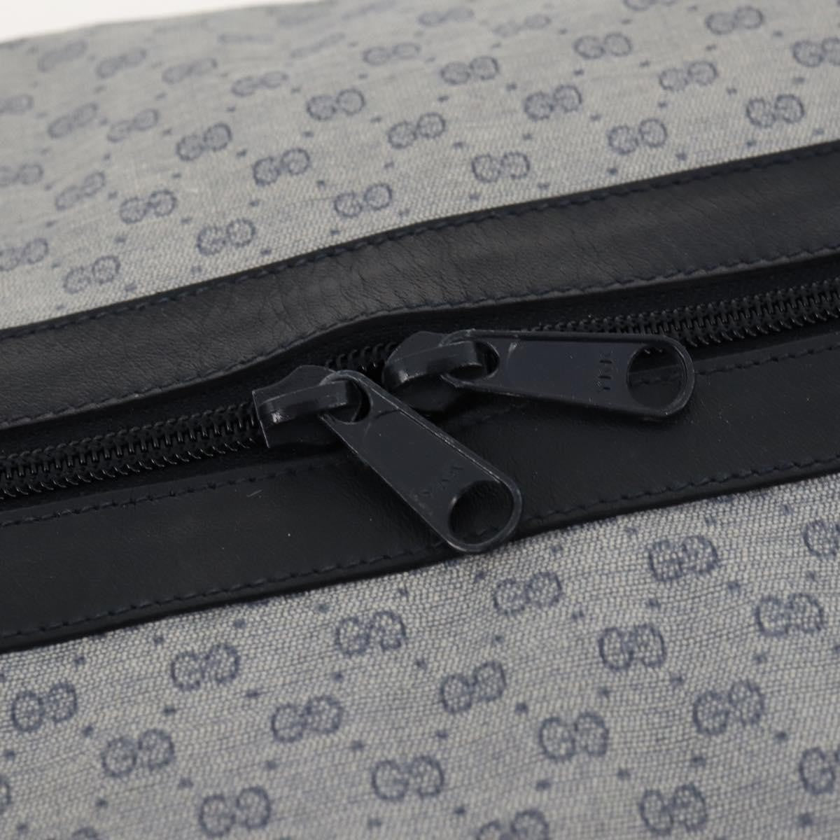 Gucci Web Trim Weekend Duffle Bag GG Coated Canvas, Navy, Canvas, Travel Bag