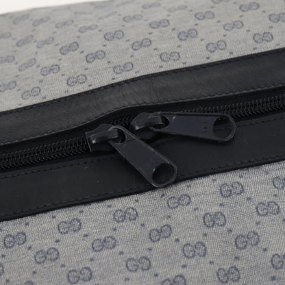 Gucci Web Trim Weekend Duffle Bag GG Coated Canvas, Navy, Canvas, Travel Bag