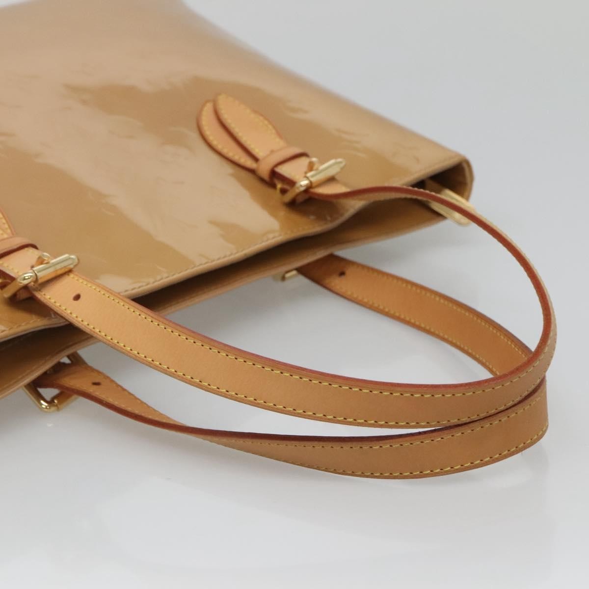 Louis Vuitton Brentwood Handbag Monogram Vernis, BROWN, PATENT_LEATHER, Shoulder bag