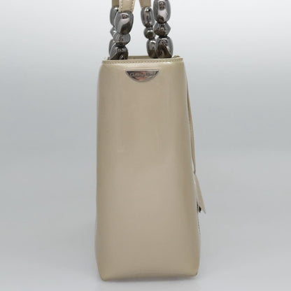 Christian Dior Pearl Lady Dior Bag Patent leather, BEIGE, PATENT_LEATHER, Handbag