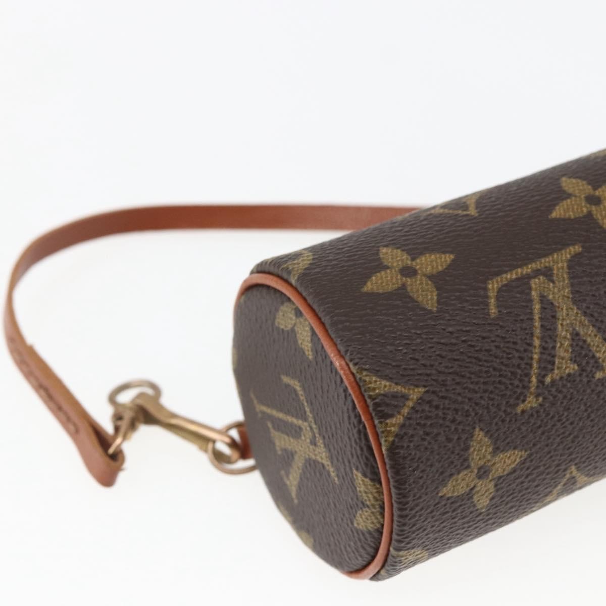 Louis Vuitton Papillon Pochette Monogram Canvas, BROWN, CANVAS, Clutche & pouche