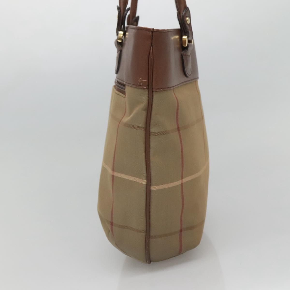 Burberry Nova check Shoulder bag Canvas, BEIGE, CANVAS, Shoulder bag
