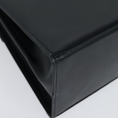 Salvatore Ferragamo Convertible Top Handle Bag Leather, NAVY, LEATHER, Handbag