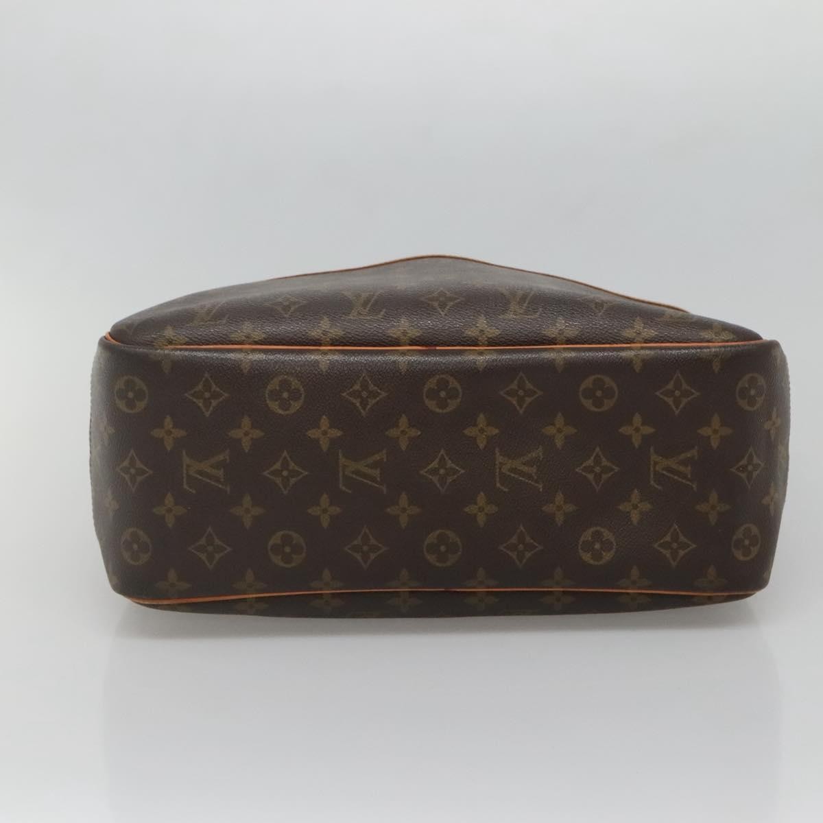 Louis Vuitton Deauville Handbag Monogram Canvas, BROWN, CANVAS, Handbag