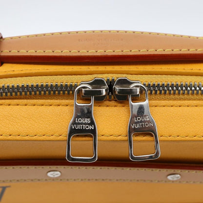 Louis Vuitton Handle Soft Trunk Bag Monogram Taurillon Leather, Yellow, Leather, Clutch