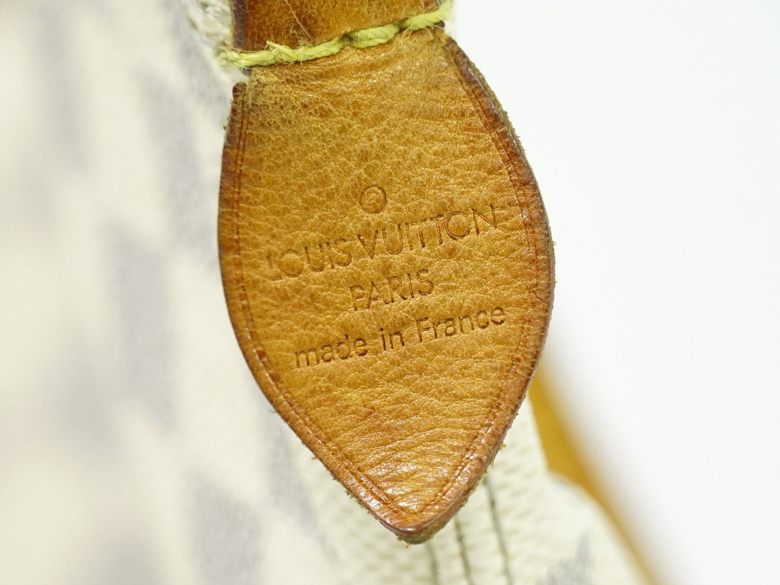 Louis Vuitton Saleya Handbag Damier, WHITE, CANVAS, Tote bag