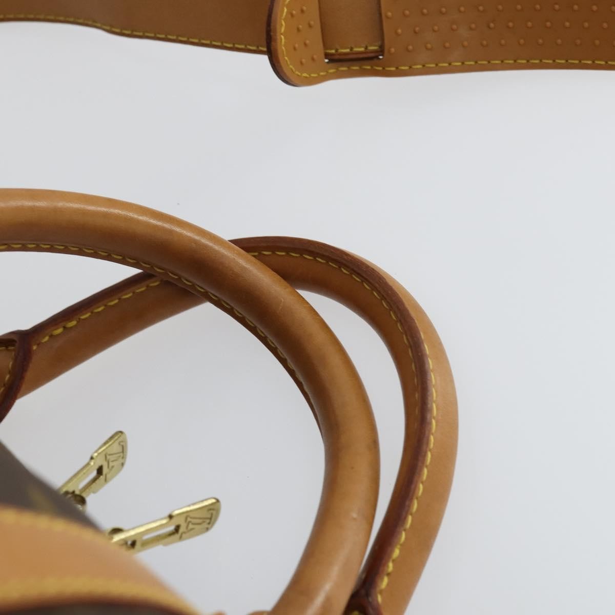 Louis Vuitton Keepall Bandouliere Bag Monogram Canvas, BROWN, CANVAS, Travel bag