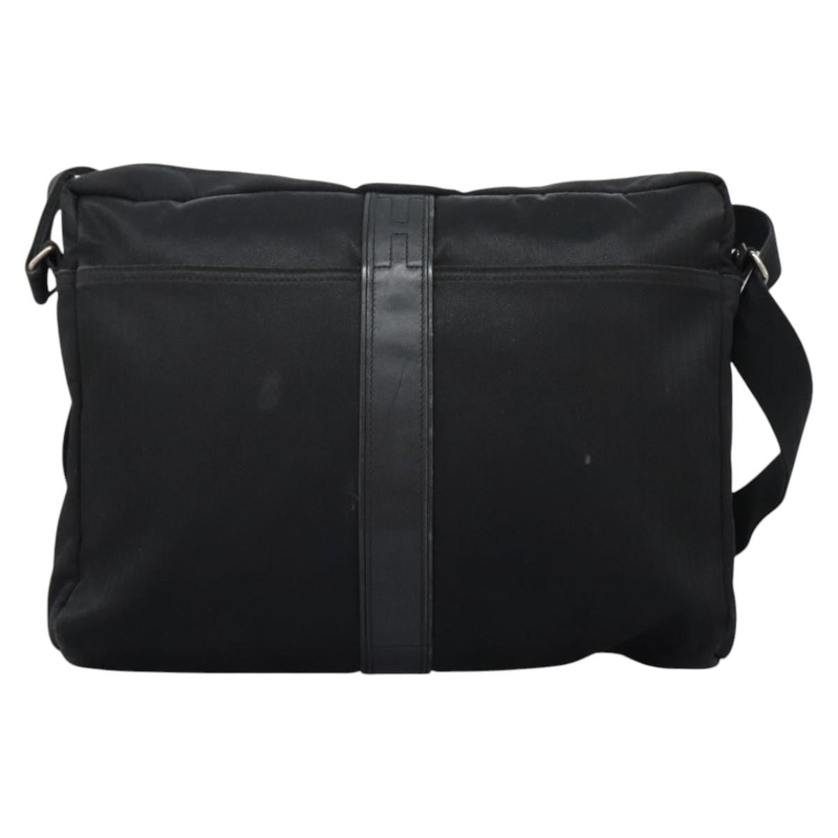 Hermes Acapulco Messenger Nylon, BLACK, NYLON, Shoulder bag