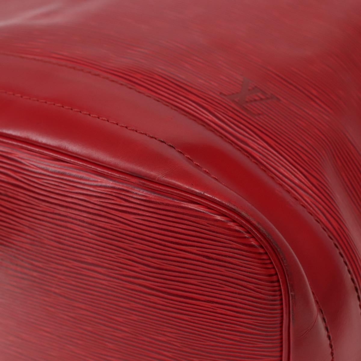 Louis Vuitton Noe Shoulder bag Leather, RED, LEATHER, Shoulder bag