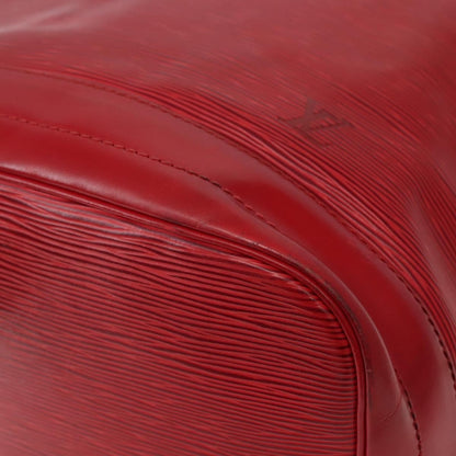 Louis Vuitton Noe Shoulder bag Leather, RED, LEATHER, Shoulder bag