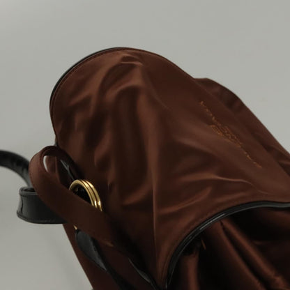 Balenciaga Vintage Backpack Nylon, BROWN, NYLON, Backpack