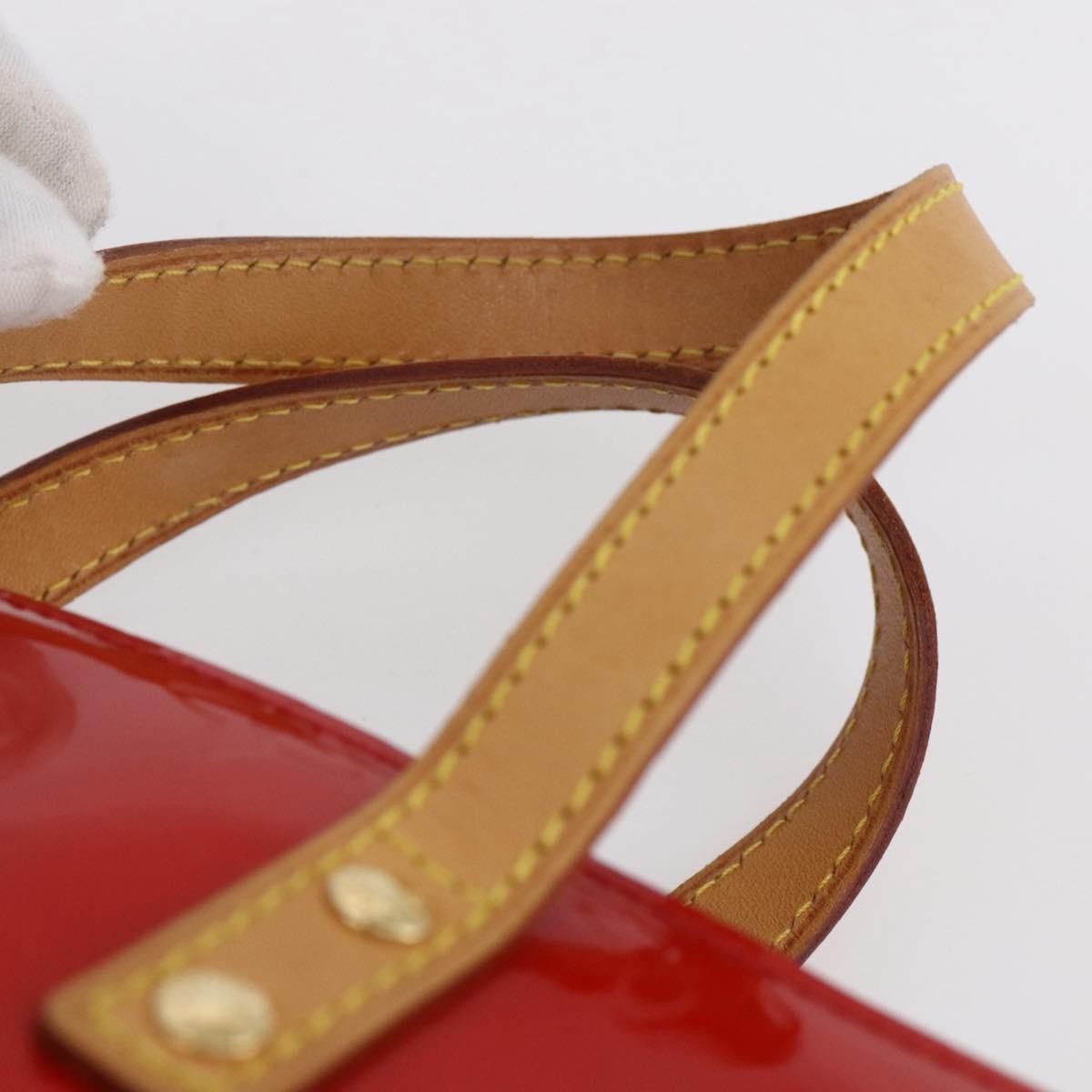 Louis Vuitton Reade Handbag Monogram Vernis, RED, PATENT_LEATHER, Handbag