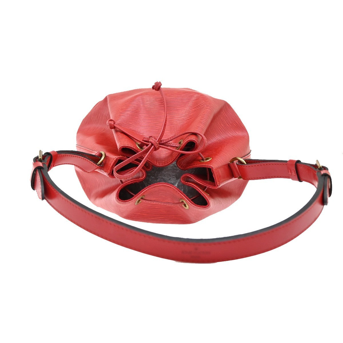 Louis Vuitton Noe Handbag Epi Leather, RED, LEATHER, Shoulder bag