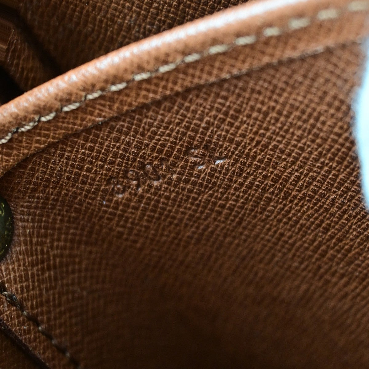 Louis Vuitton Cartouchiere Handbag Monogram Canvas, BROWN, LEATHER, Shoulder bag