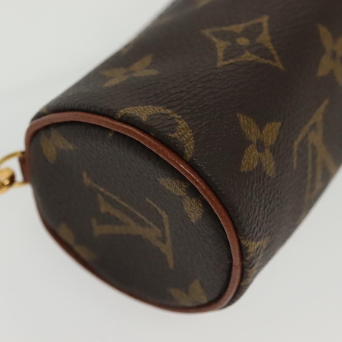 Louis Vuitton Papillon Pochette Monogram Canvas, BROWN, CANVAS, Handbag
