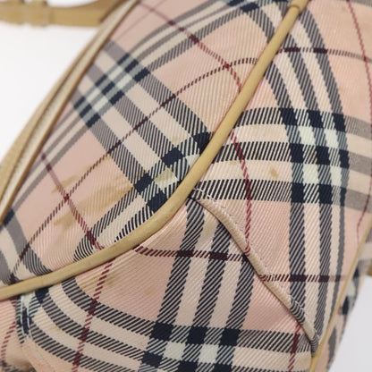 Burberry Nova Check Blue Label Nylon, PINK, NYLON, Shoulder bag