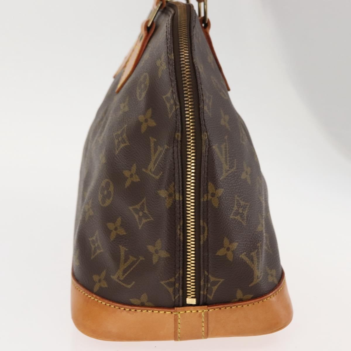 Louis Vuitton Alma Handbag Monogram Canvas, BROWN, CANVAS, Handbag