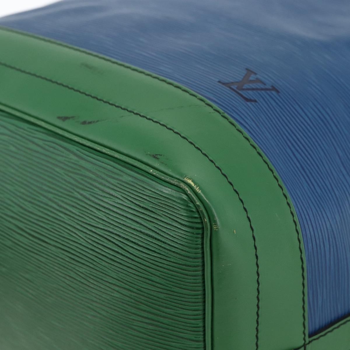 Louis Vuitton Bicolor Noe Handbag Epi Leather, Blue, Leather, Shoulder Bag