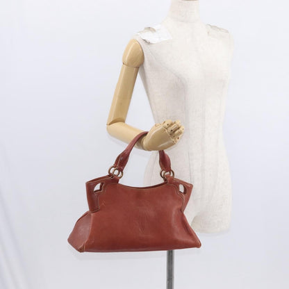 cartier Marcello Handbag Leather, BROWN, LEATHER, Handbag