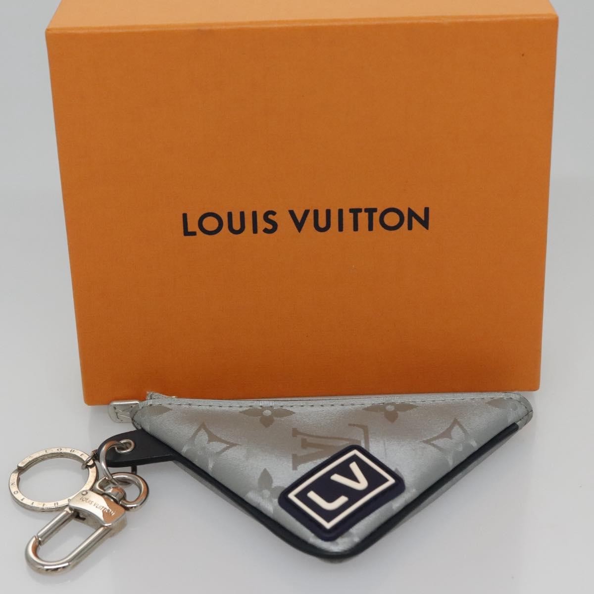 Louis Vuitton Porte cles satellite Canvas, Silver, Canvas, Charm