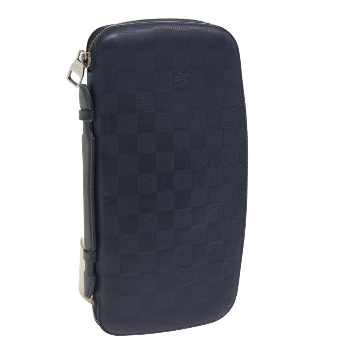 Louis Vuitton Organiser Atholl Leather, BLACK, LEATHER, Clutche & pouche