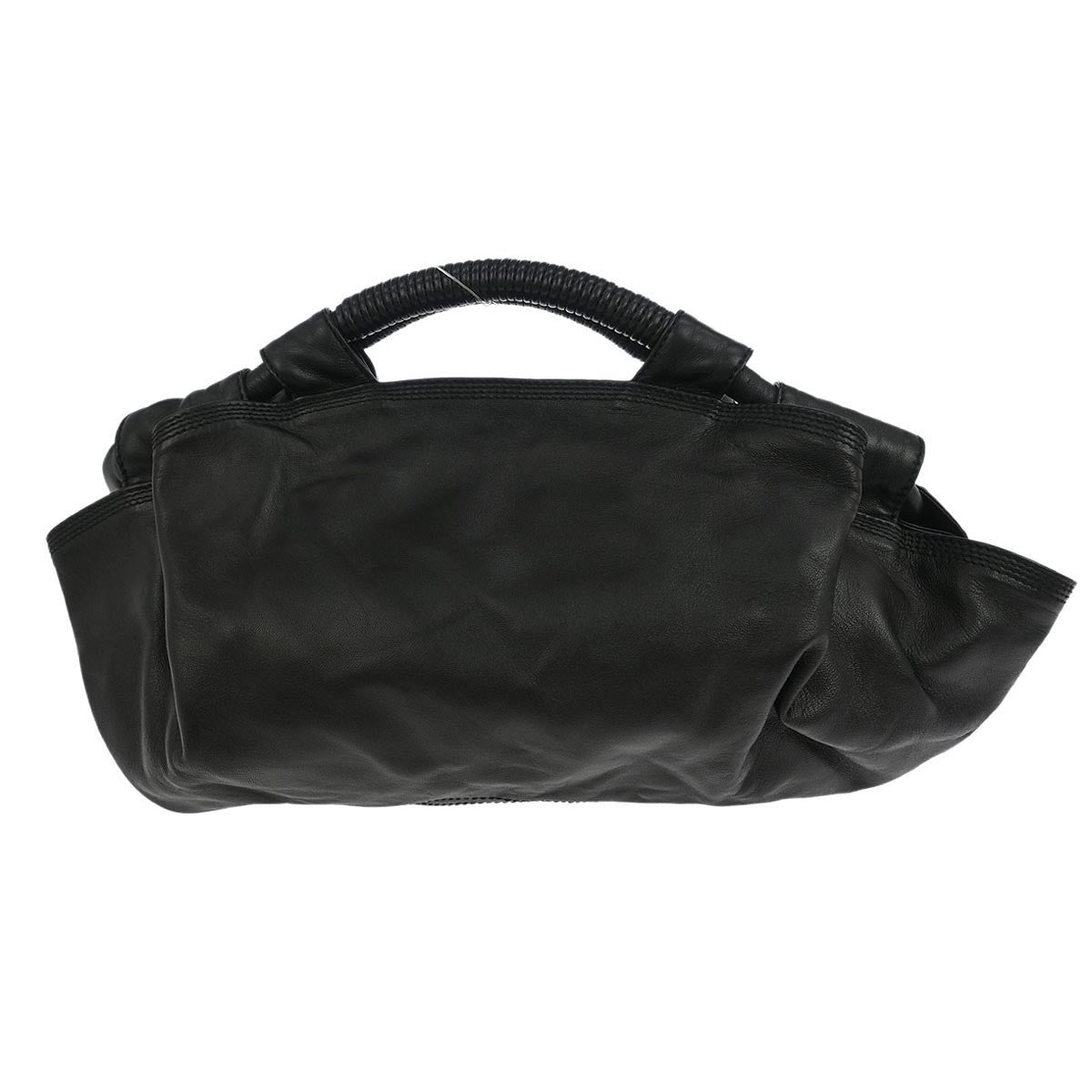 Loewe Anagram Logo Nappa Aire Hand Bag Leather, BLACK, LEATHER, Tote bag