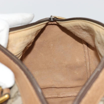 Gucci Vintage Web Sherry Line Handbag Micro GG Canvas, Beige, Canvas, Handbag