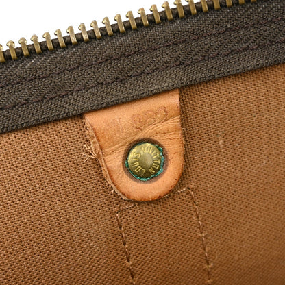 Louis Vuitton Keepall Bag Monogram Canvas, Brown, Canvas, Travel Bag