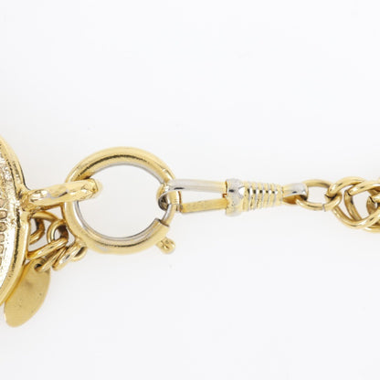 Chanel Vintage 31 Rue Cambon Medallion Pendant Necklace Metal, GOLD, GOLD_PLATED, Necklace