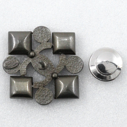 Chanel CC Coco Brooch Metal and Rhinestone, SILVER, METAL, Brooch