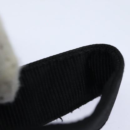 Celine Circle Logo Pouch Nylon, Black, Nylon, Clutch