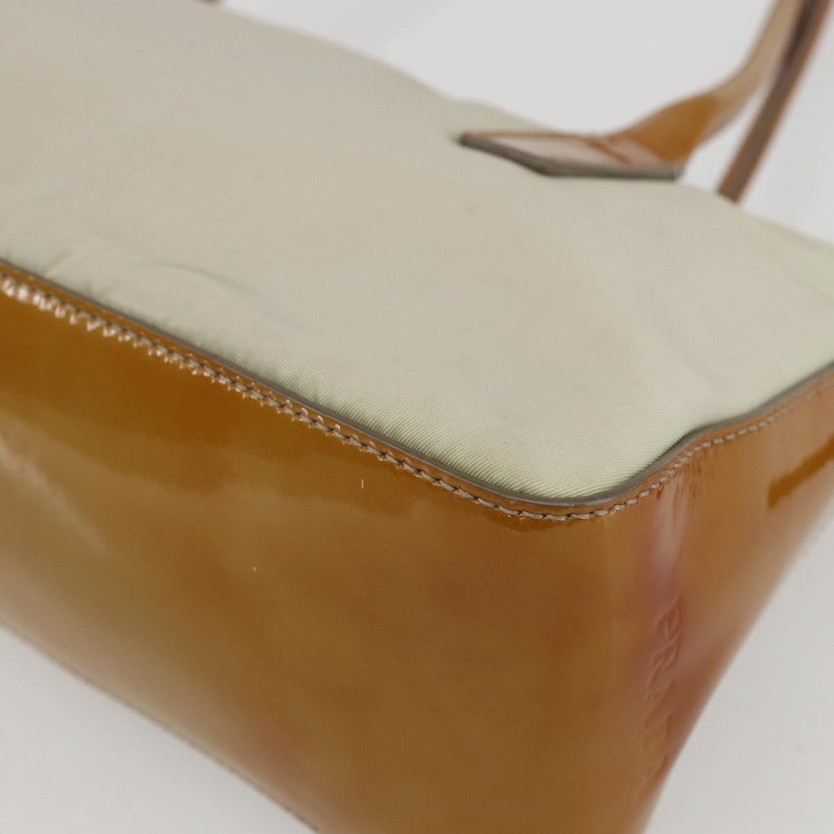 Prada Vintage Handbag Tessuto, BEIGE, NYLON, Handbag