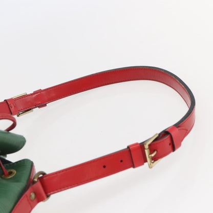 Louis Vuitton Bicolor Petit Noe Handbag Epi Leather, GREEN, LEATHER, Handbag