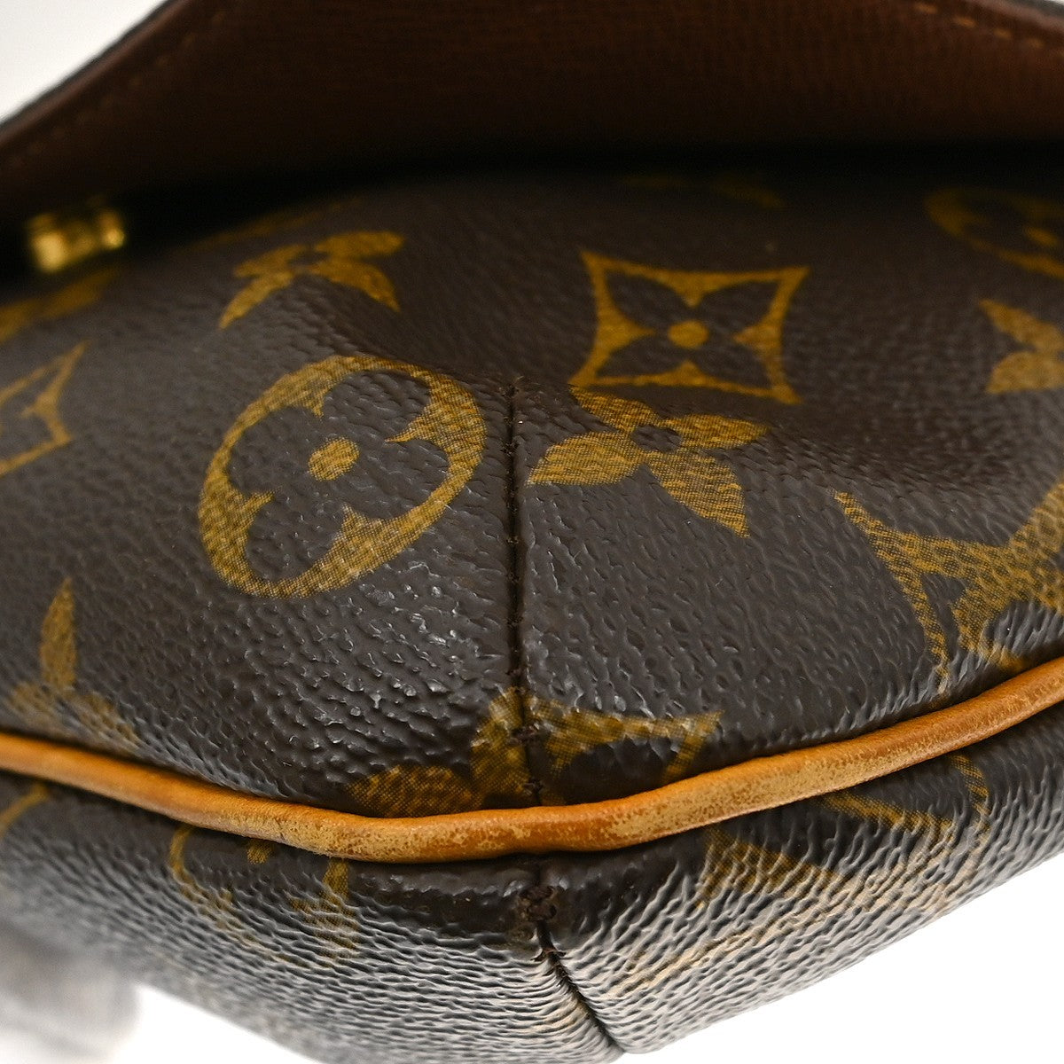 Louis Vuitton Musette Salsa Handbag Monogram Canvas, Brown, Canvas, Shoulder Bag