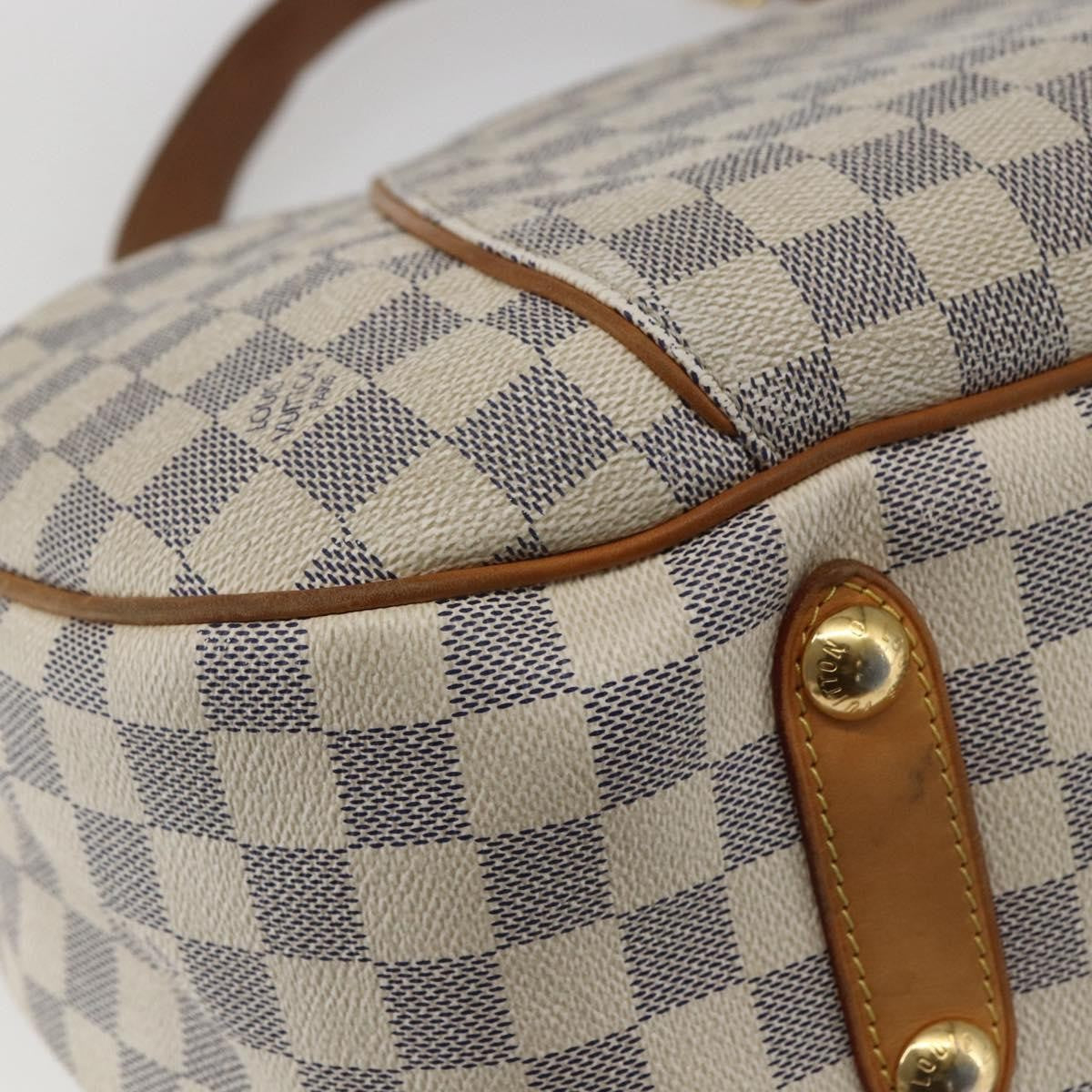 Louis Vuitton Galliera Handbag Damier, BEIGE, CANVAS, Shoulder bag