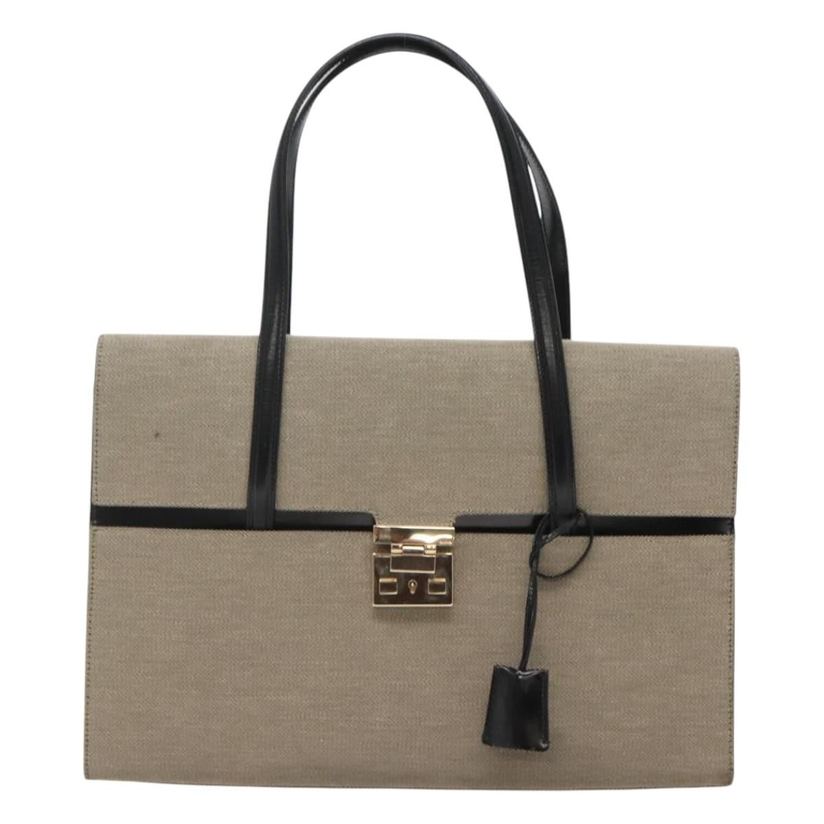 Gucci Lady Lock Handbag Canvas, BEIGE, CANVAS, Handbag