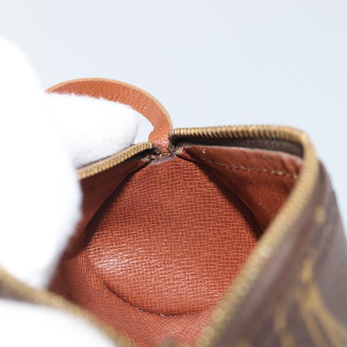Louis Vuitton Papillon Pochette Monogram Canvas, BROWN, CANVAS, Clutche & pouche