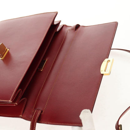 Loewe Leather Briefcase Leather, RED, LEATHER, Briefcase